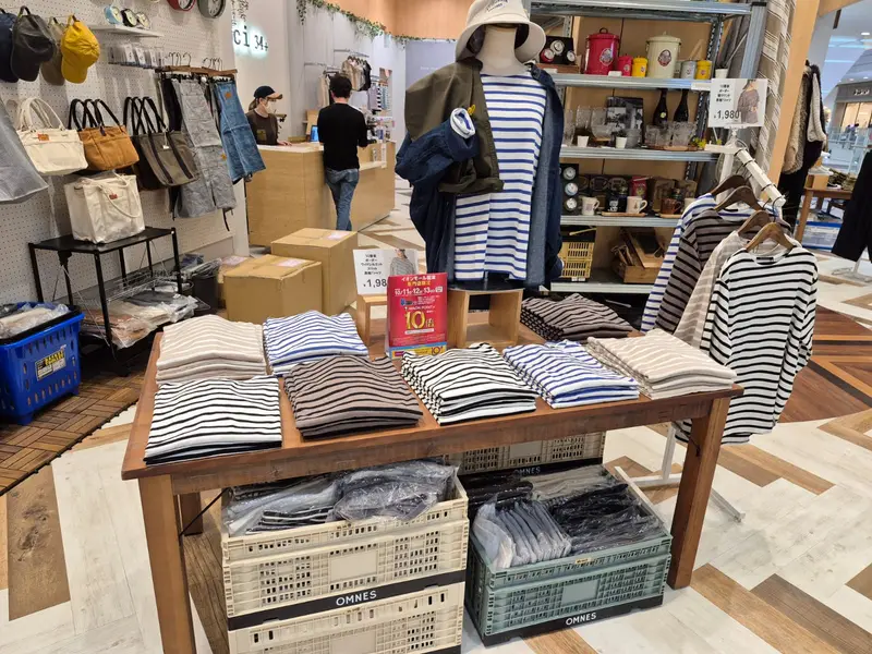 Our products on retail display