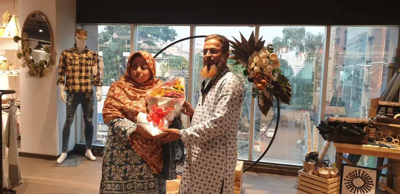 Celebrating a milestone at the office